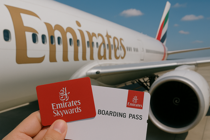 Emirates flights, Skywards Miles, and upgrades